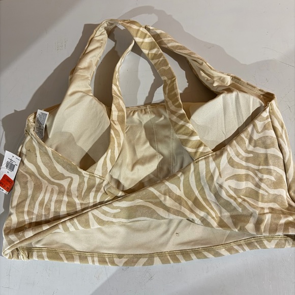 Old Navy Cream Zebra Print Crop Top - Picture 3 of 3